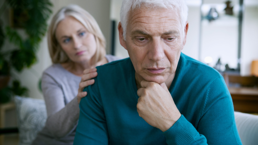 Vid afasi skadas den del av hjärnan som styr språket, vilket gör att man får svårigheter med att kommunicera. Foto: Shutterstock